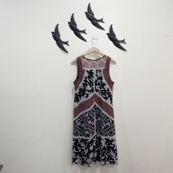 Anthropologie Floreat Grasslands Midi Dress, Size 6 - Picture 6 of 16